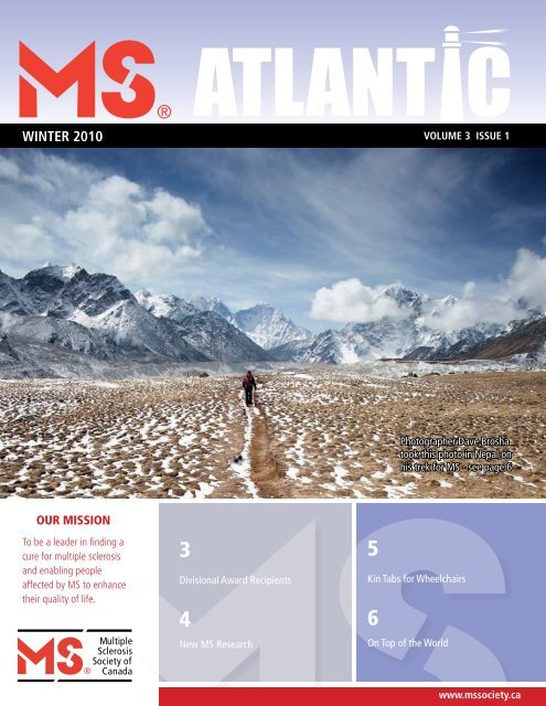 winter 2010 - Multiple Sclerosis Society of Canada