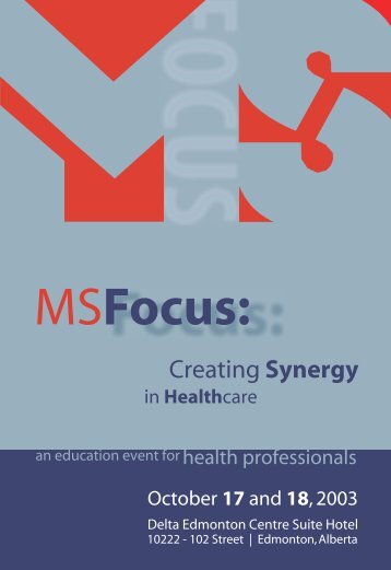 MSFocus: - Multiple Sclerosis Society of Canada