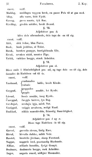 Grammatik i et Lappiske sprog. saaledes som det tales i Norsk ...