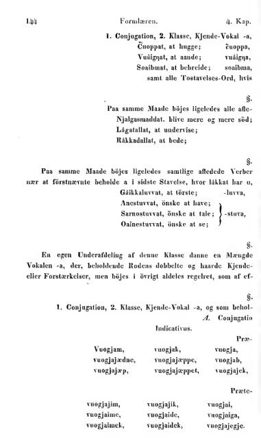 Grammatik i et Lappiske sprog. saaledes som det tales i Norsk ...