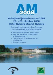 Arbejdsmiljøkonferencen 2008 20. - Arbejdsmiljørådgiverne