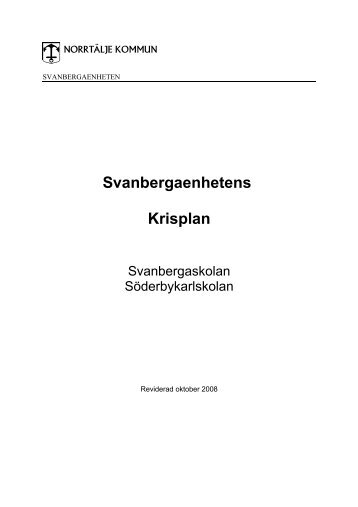 Svanbergaenhetens krisplan pdf