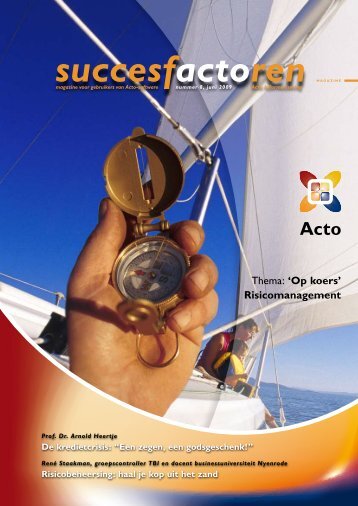 Lees ook "Succesfactoren 8" - Acto Informatisering