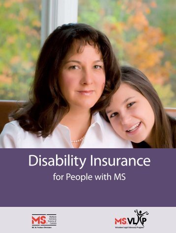 Disability Insurance - Multiple Sclerosis Society of Canada