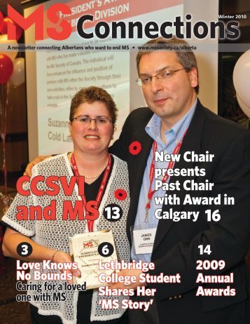 MS Connections Jan 2010.indd - Multiple Sclerosis Society of Canada