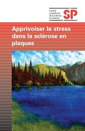 Apprivoiser le stress dans la sclérose en plaques - Multiple ...