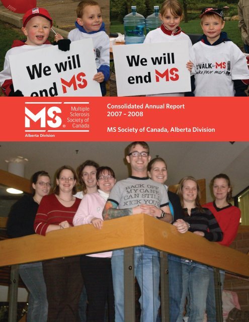 Annual Report 2007-2008.indd - Multiple Sclerosis Society of Canada