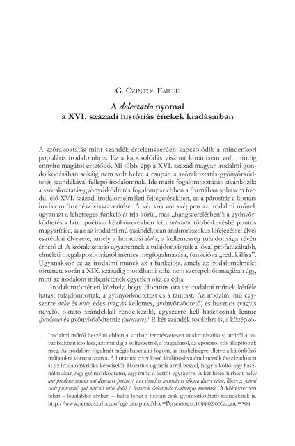 Tinódi Sebestyén és a régi magyar verses epika (Tanulmányok)