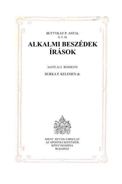 Beszédek és írások 4.