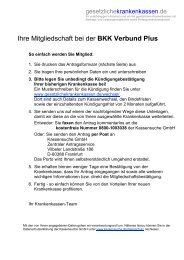 Mitgliedsantrag Bei Der Bkk Verbund Plus