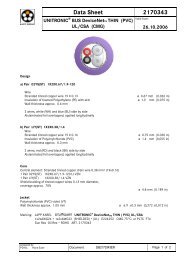 Data Sheet 2170343 UNITRONIC® BUS DeviceNet™ THIN (PVC)