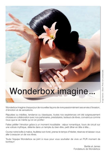 Wonderbox imagine - Boulanger