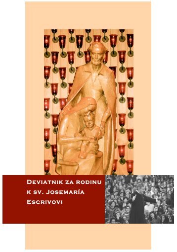 Deviatnik za rodinu k sv. Josemaría Escrivovi