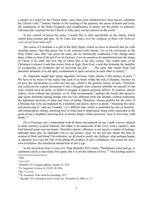 Letter August 2011 - Opus Dei