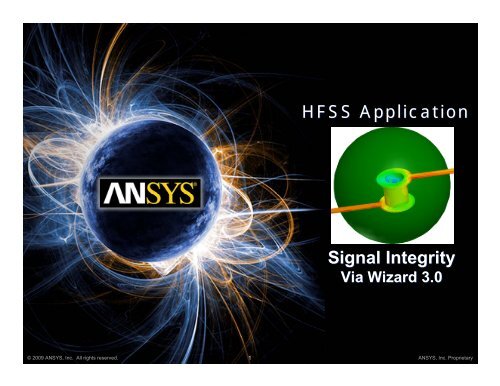 Signal Integrity Via Wizard 3.0 - Ansys