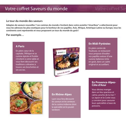 Saveurs du monde - Fnac