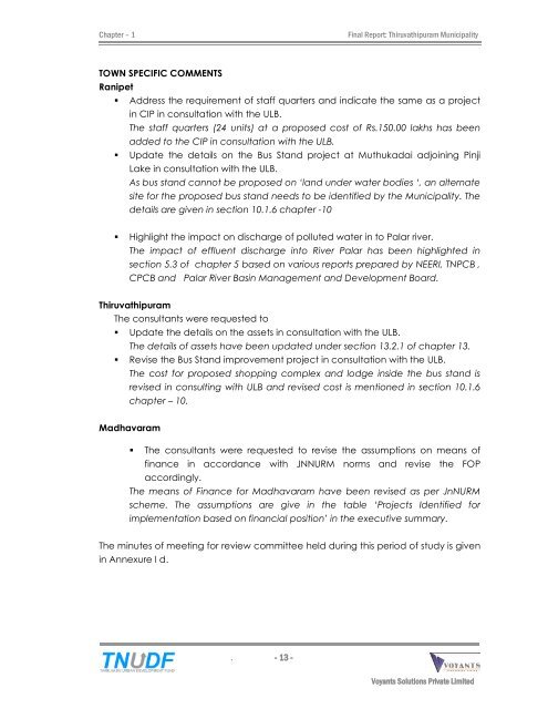 City Development Plan - Municipal