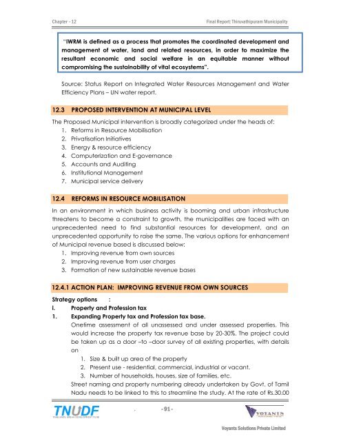 City Development Plan - Municipal