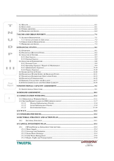 City Development Plan - Municipal