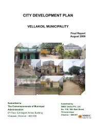 Vellakovil City Development Plan - Municipal