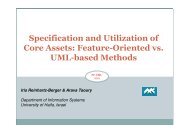 Feature-Oriented vs. UML-based Methods - ER 2011