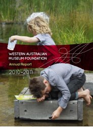 Western Australian Museum Foundation - Annual Report 2010-2011