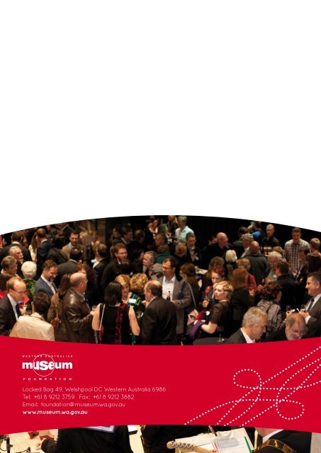 Western Australian Museum Foundation - Annual Report 2010-2011