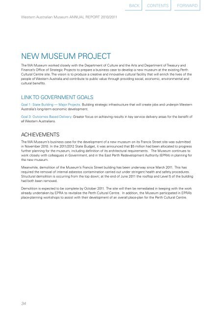 Annual Report 2010-2011 - Western Australian Museum