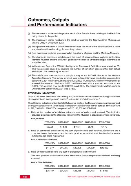 Western Australian Museum Annual Report 2003-2004