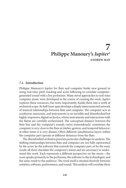 7 Philippe Manoury's Jupiter1