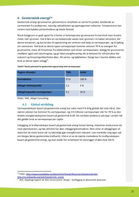 Rapport - Energi og Klima