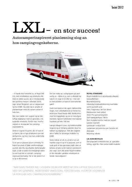 Campingliv kigger på: LXL - en stor succes! - CaravanRingen