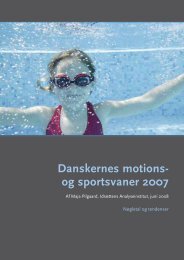 Danskernes motions- og sportsvaner 2007