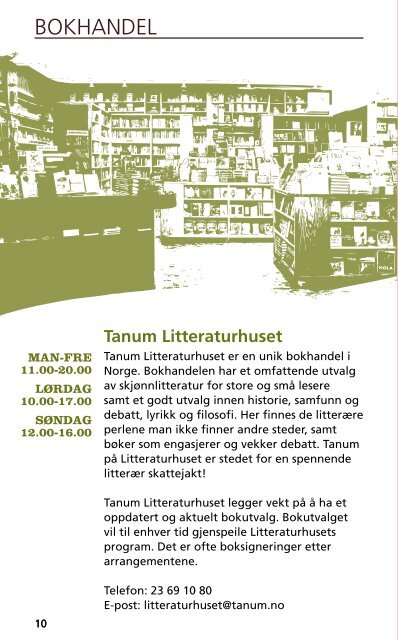 oktober november desember 2010 - Litteraturhuset