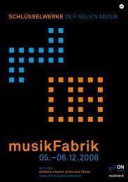 schlüsselwerke - musikFabrik