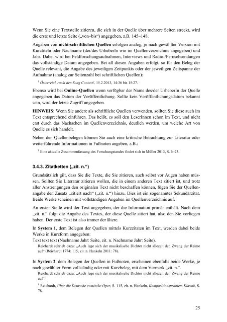 Richtlinien und Tipps für schriftliche Arbeiten am Institut für ...