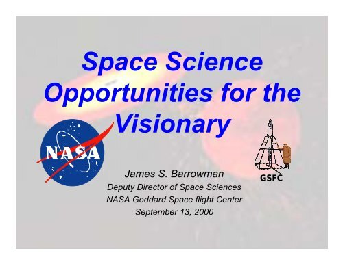 Mr. Jim Barrowman - Mu-SPIN - Nasa