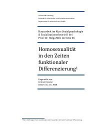 Homosexualität in den Zeiten funktionaler ... - MussDasSo?