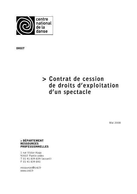 CONTRAT DE COPRODUCTION