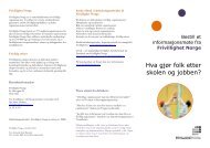 brosjyre om informasjonsmøter - Frivillighet Norge