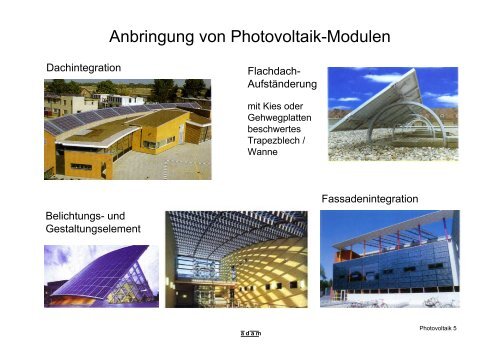 4 Photovoltaik [1.32 MB] - Fachhochschule Düsseldorf