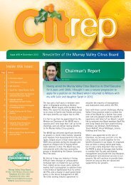 Citrep #70 December 2012 - Murray Valley Citrus Board