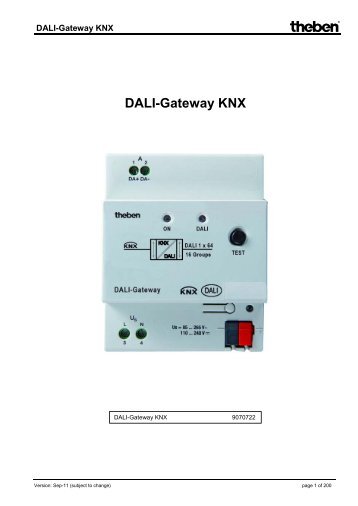 DALI-Gateway KNX - Theben