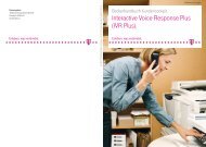Interactive Voice Response Plus (IVR Plus). - Telekom