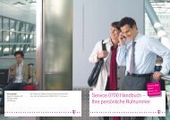 Service 0700 Handbuch – Ihre persönliche Rufnummer. - Telekom