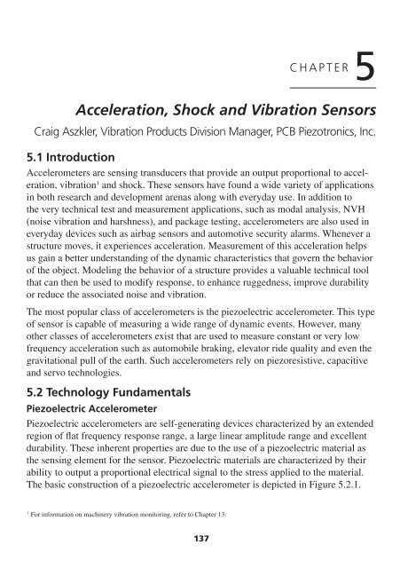 Acceleration, Shock and Vibration Sensors