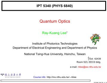 Quantum Optics