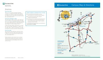 Cleveland Clinic Main Campus Map