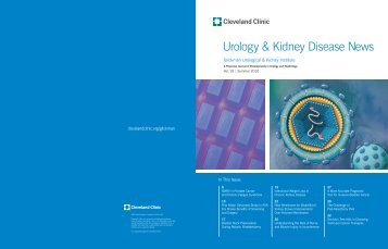 Urology & Kidney Disease News - Cleveland Clinic