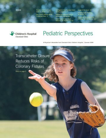 Pediatric Perspectives Summer 2009 - Cleveland Clinic